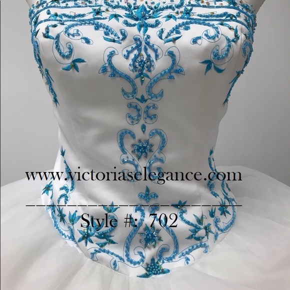 “One Of A Kind” Organza Embroidered Ball Gown - Picture 3 of 4